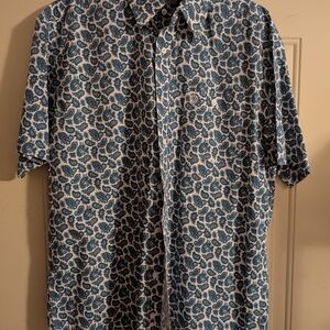 Men's George Strait Wrangler Short Sleeve Shirt Size Large